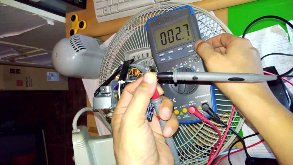 خرابی موتور پنکه