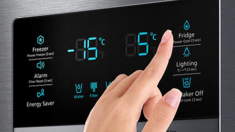 تنظیم درجه یخچال سامسونگ