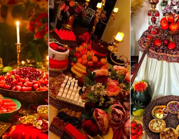 Yalda evening table decoration tutorial