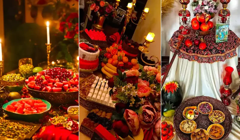 Yalda evening table decoration tutorial