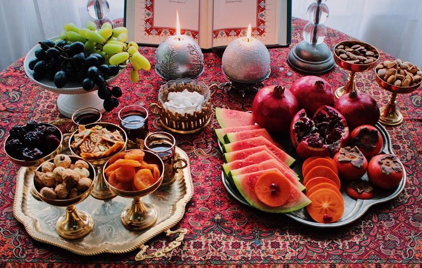 میز یلدا سنتی