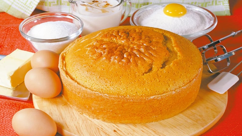 دستور پخت کیک اسفنجی در سرخ کن بدون روغن