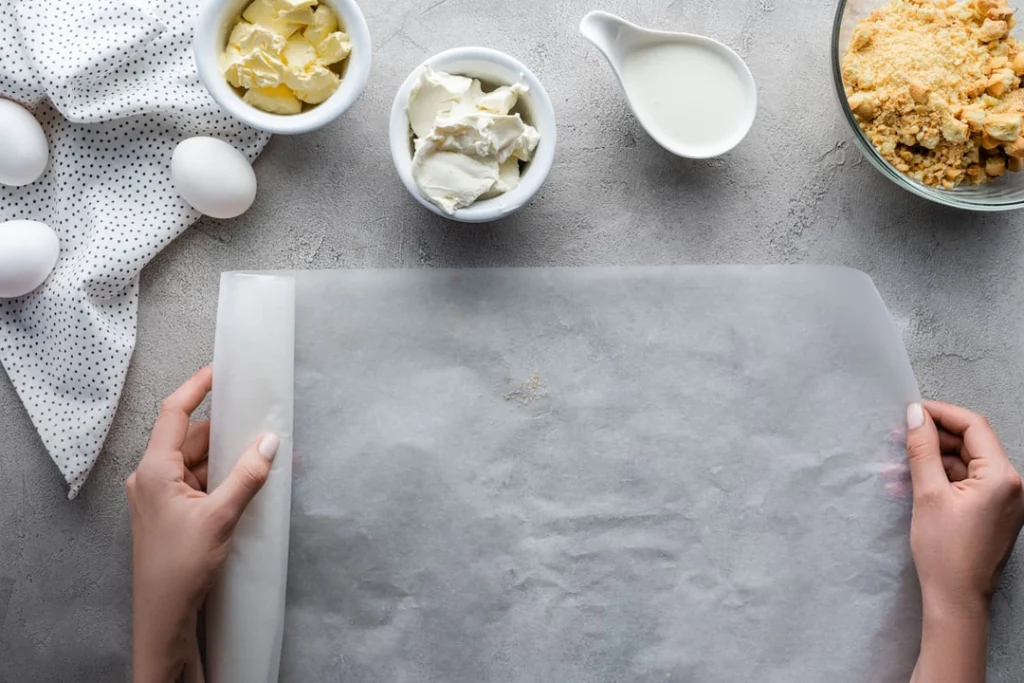 روش استفاده از کاغذروغنی در شیرینی‌پزی